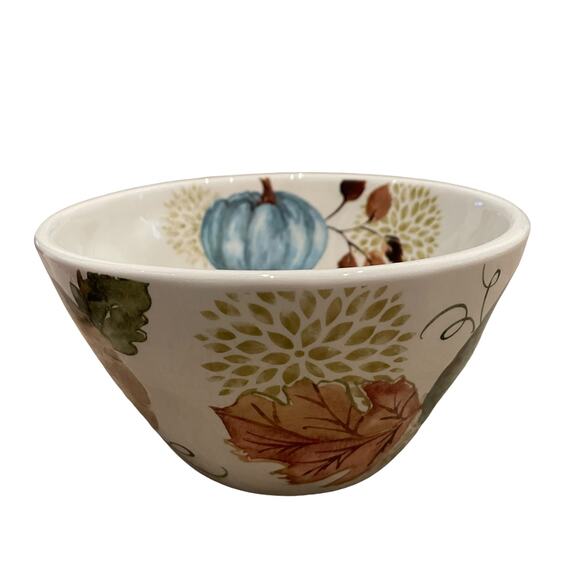 Potter's Studio Ceramic Nesting Bowl Set of 3 Fall Harvest Pumpkins New - Picture 9 of 16